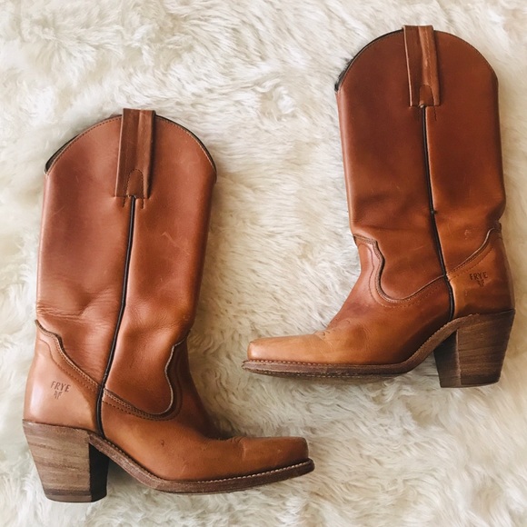 Frye Shoes - Vintage Frye Women's 7085 Western Boots Size 5.5